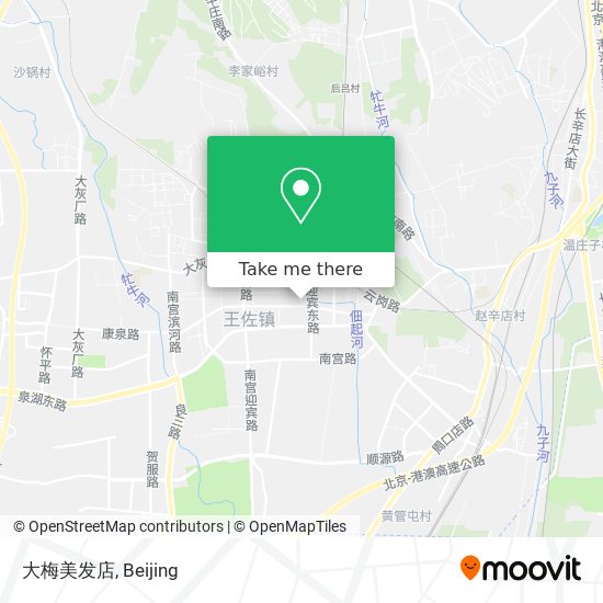 大梅美发店 map