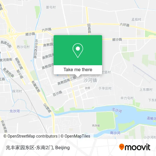 兆丰家园东区-东南2门 map