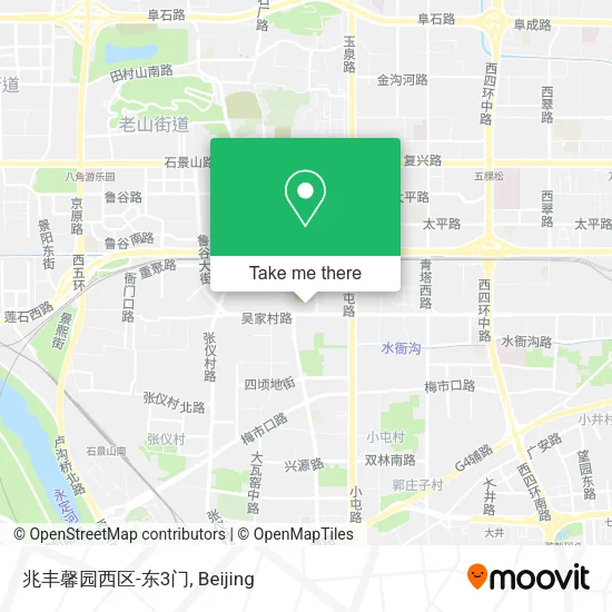 兆丰馨园西区-东3门 map
