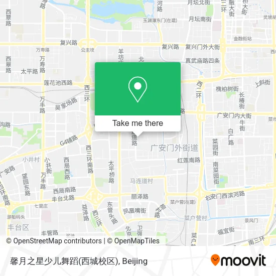 馨月之星少儿舞蹈(西城校区) map