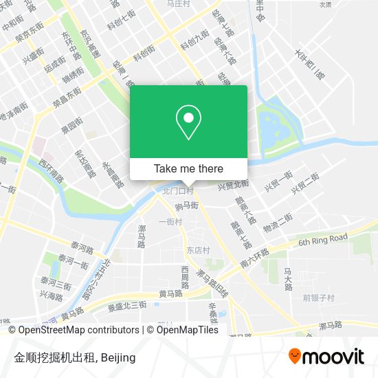 金顺挖掘机出租 map