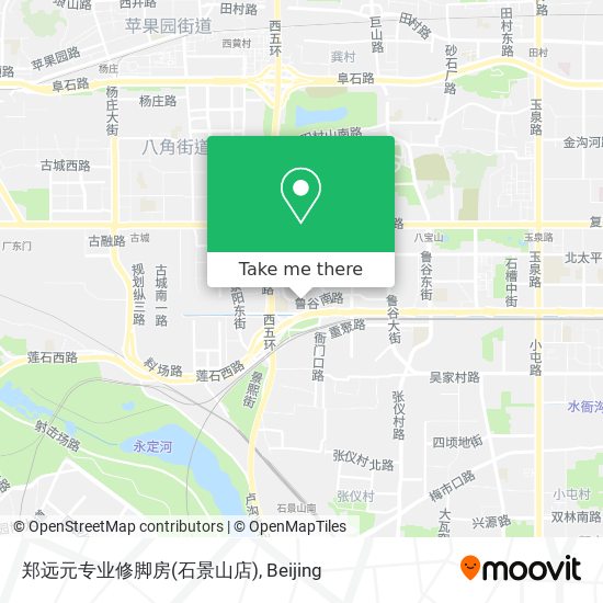 郑远元专业修脚房(石景山店) map