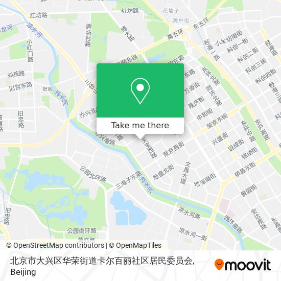 北京市大兴区华荣街道卡尔百丽社区居民委员会 map