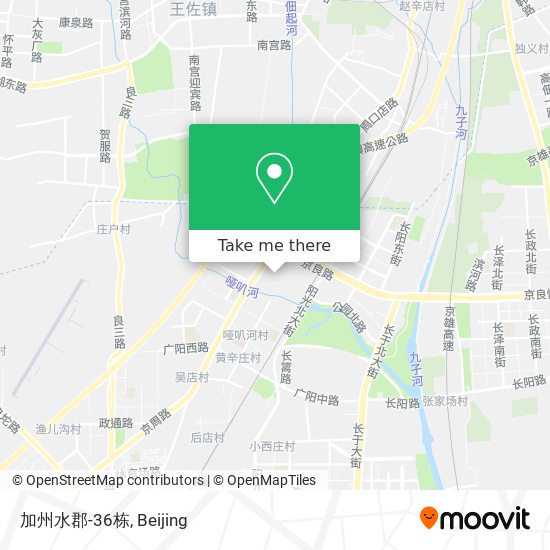 加州水郡-36栋 map