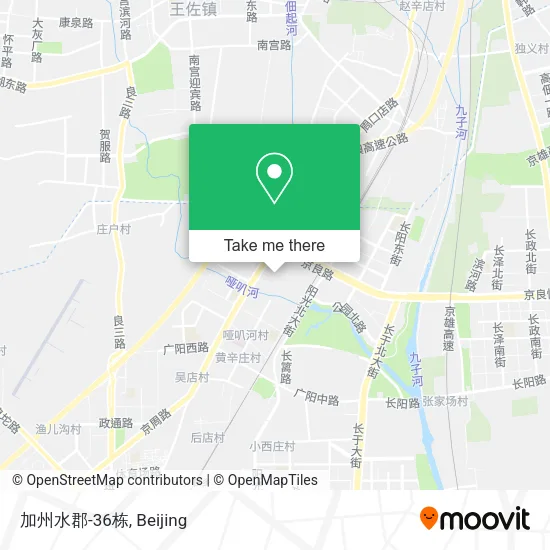 加州水郡-36栋 map