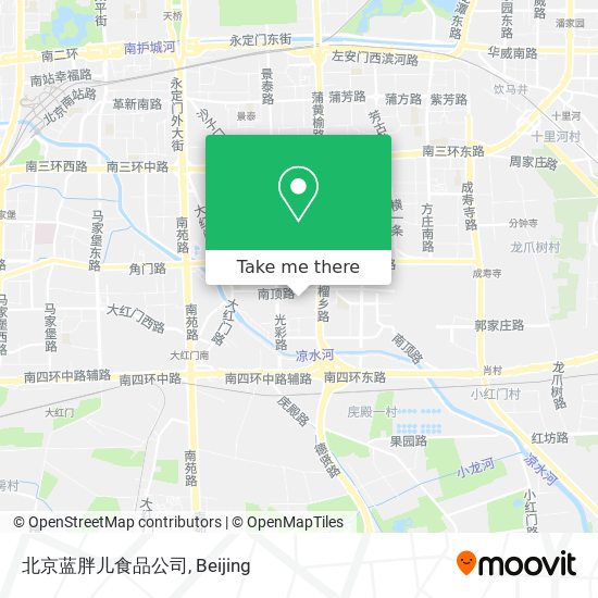 北京蓝胖儿食品公司 map