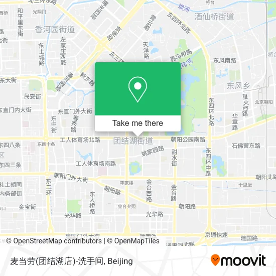 麦当劳(团结湖店)-洗手间 map