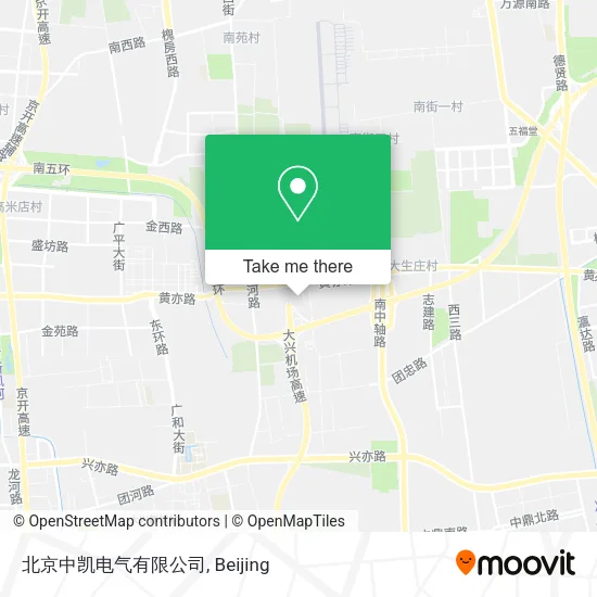 北京中凯电气有限公司 map