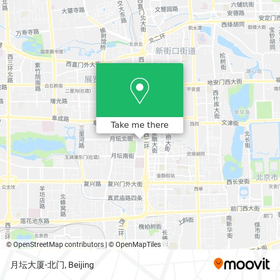 月坛大厦-北门 map