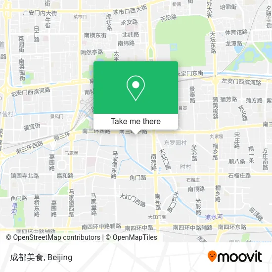 成都美食 map