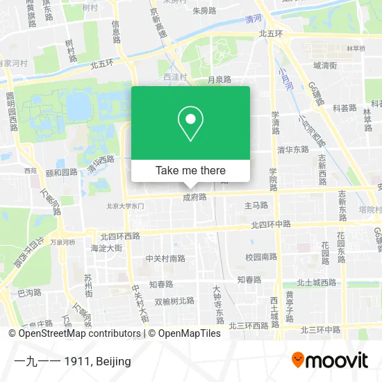 一九一一 1911 map