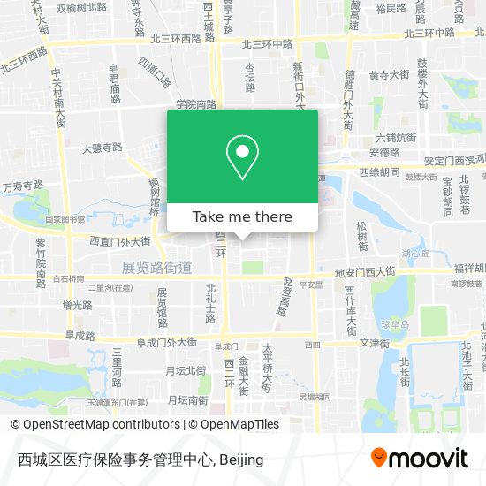 西城区医疗保险事务管理中心 map