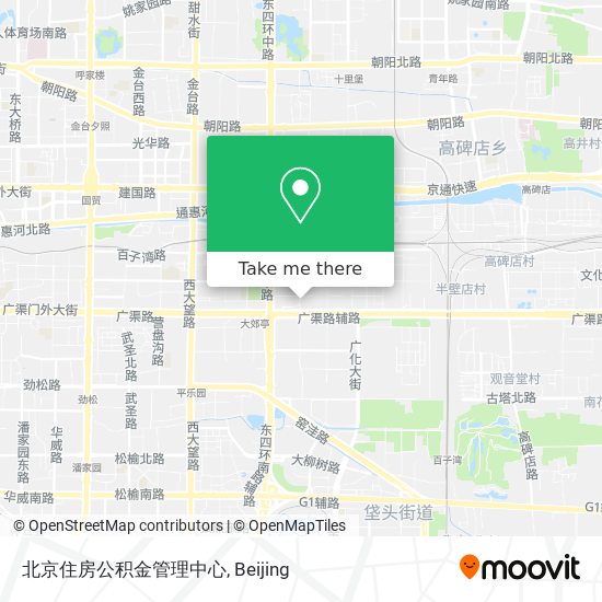 北京住房公积金管理中心 map