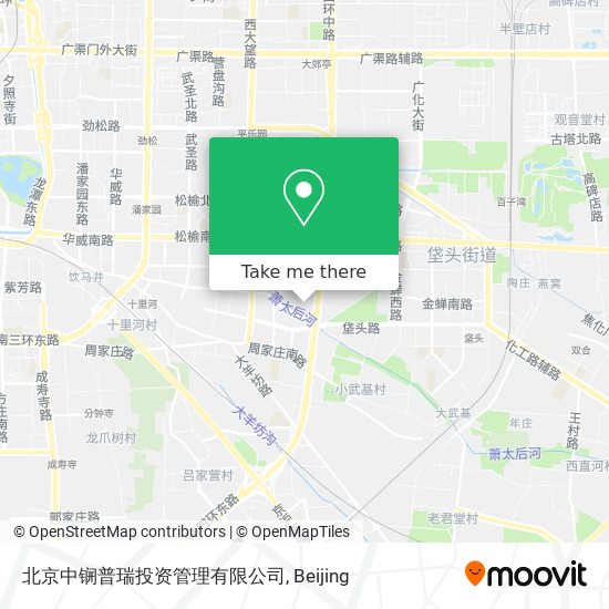 北京中锎普瑞投资管理有限公司 map