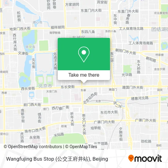 Wangfujing Bus Stop (公交王府井站) map