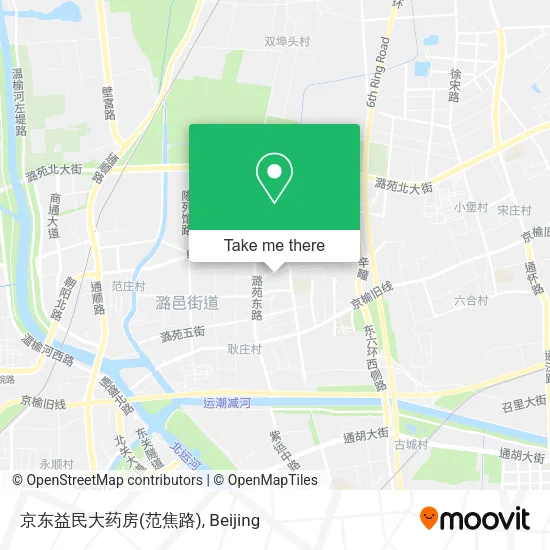 京东益民大药房(范焦路) map