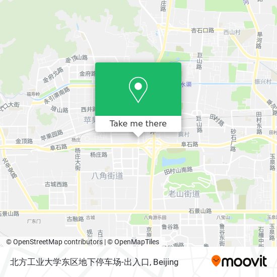 北方工业大学东区地下停车场-出入口 map