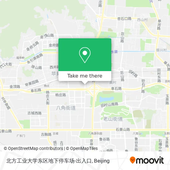 北方工业大学东区地下停车场-出入口 map