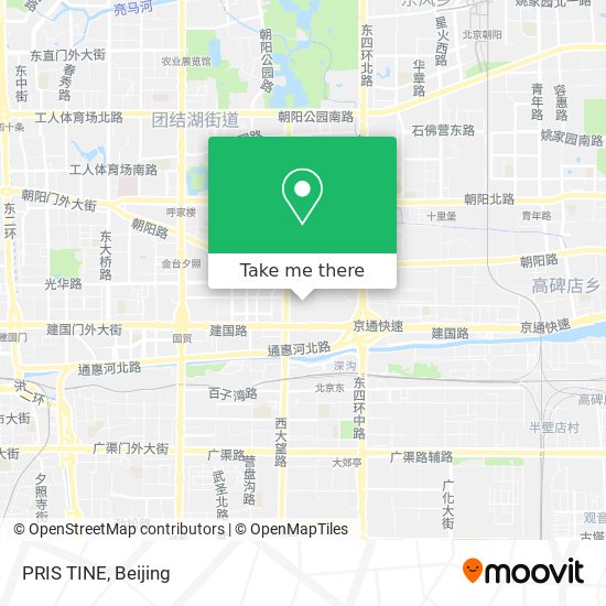 PRIS TINE map