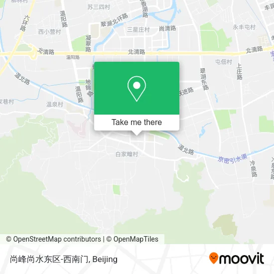 尚峰尚水东区-西南门 map