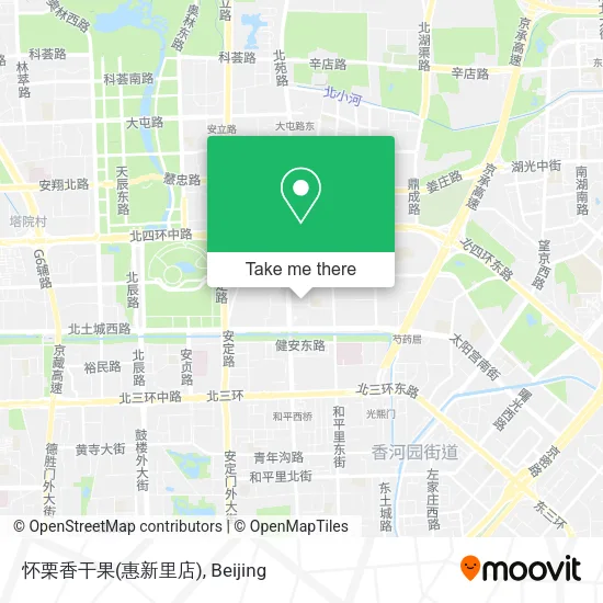 怀栗香干果(惠新里店) map