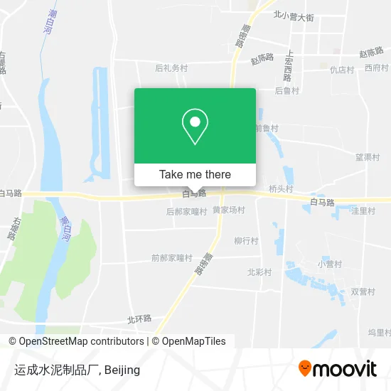 运成水泥制品厂 map