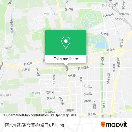 南六环路/罗奇营桥(路口) map