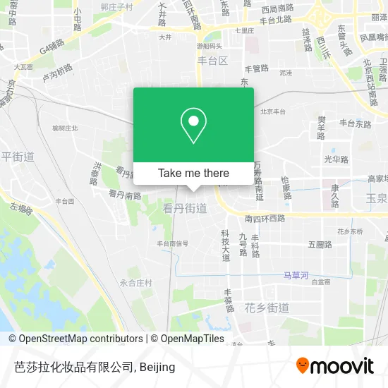 芭莎拉化妆品有限公司 map
