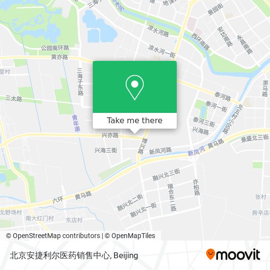 北京安捷利尔医药销售中心 map