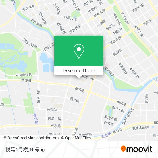 悦廷6号楼 map