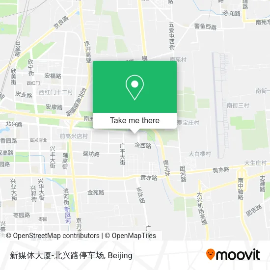 新媒体大厦-北兴路停车场 map