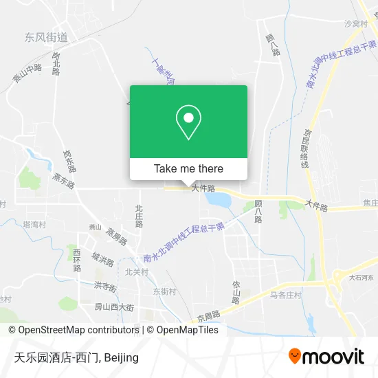 天乐园酒店-西门 map