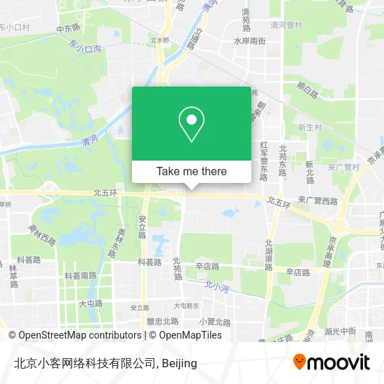 北京小客网络科技有限公司 map