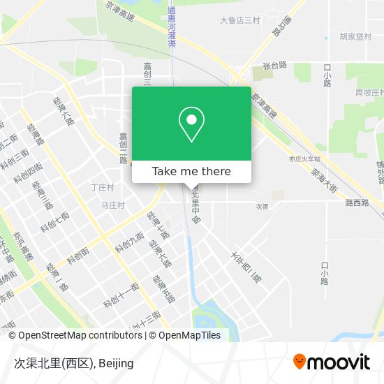 次渠北里(西区) map