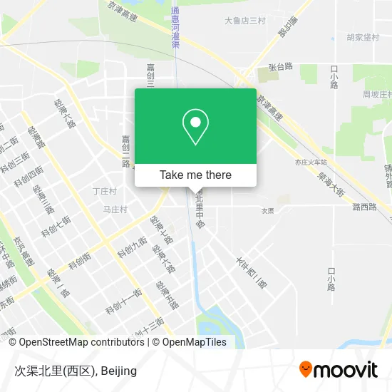 次渠北里(西区) map