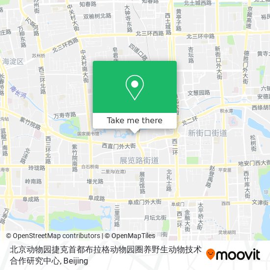 北京动物园捷克首都布拉格动物园圈养野生动物技术合作研究中心 map