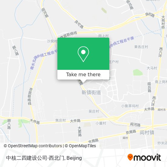 中核二四建设公司-西北门 map