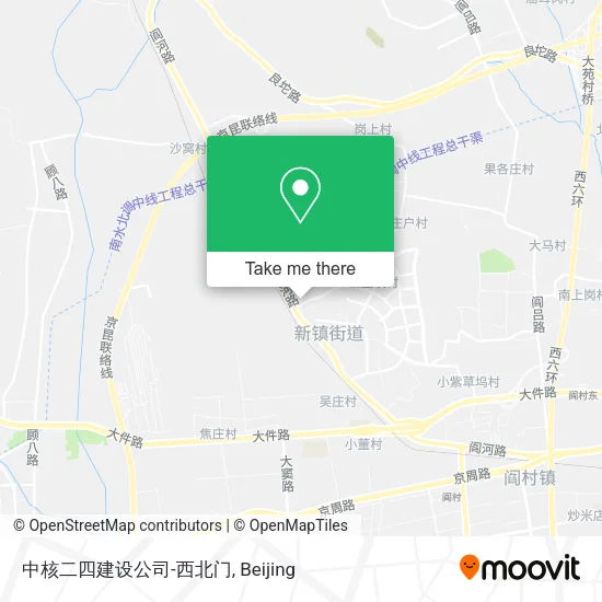 中核二四建设公司-西北门 map
