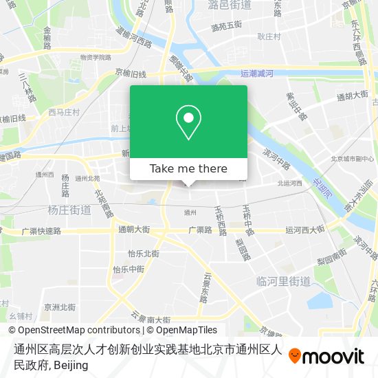 通州区高层次人才创新创业实践基地北京市通州区人民政府 map