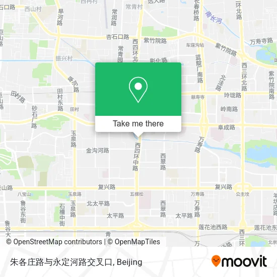 朱各庄路与永定河路交叉口 map