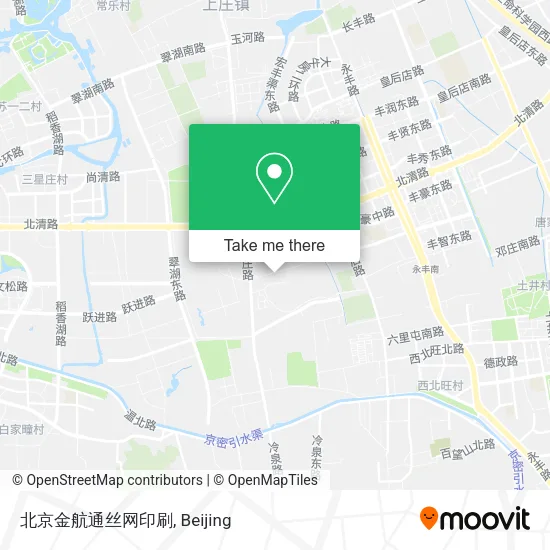 北京金航通丝网印刷 map