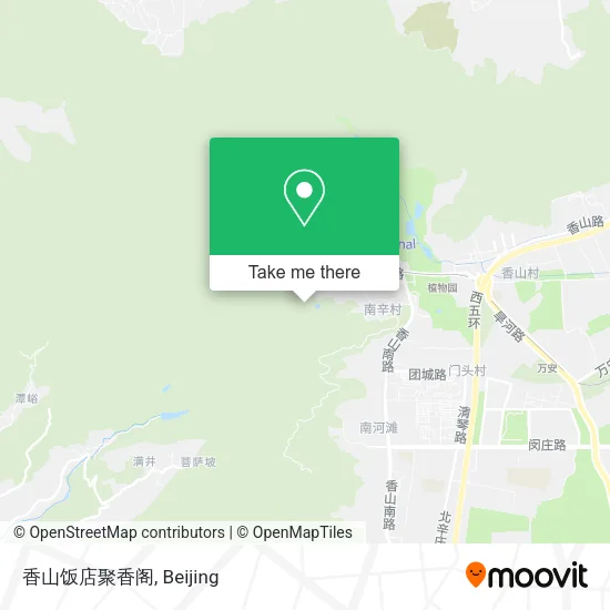 香山饭店聚香阁 map