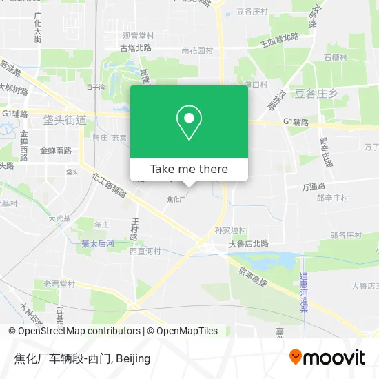 焦化厂车辆段-西门 map