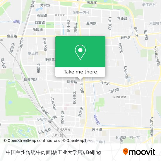 中国兰州传统牛肉面(核工业大学店) map