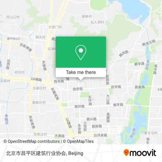 北京市昌平区建筑行业协会 map