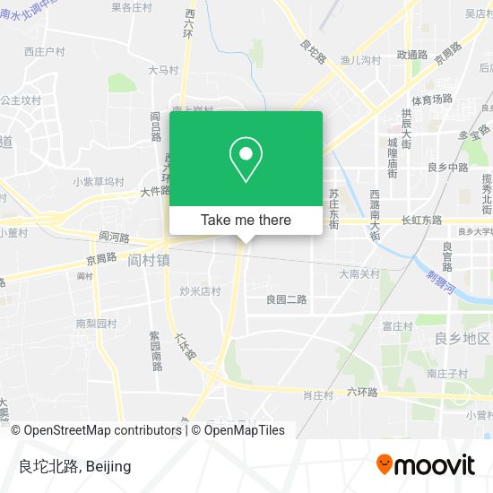 良坨北路 map