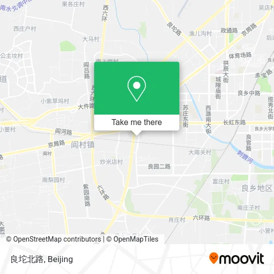 良坨北路 map