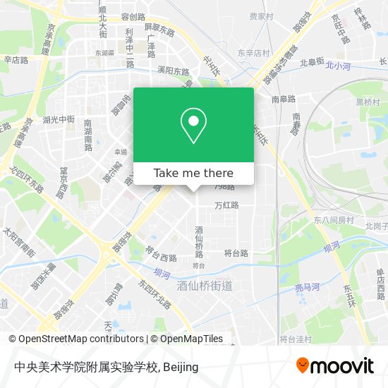 中央美术学院附属实验学校 map