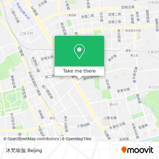 沐梵瑜伽 map