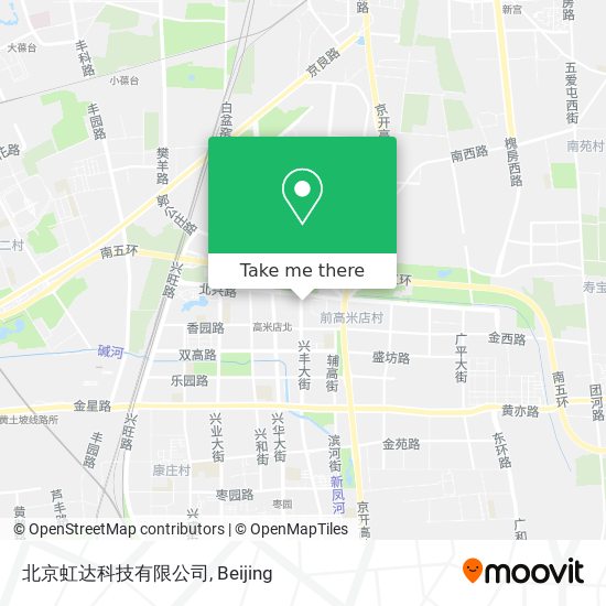 北京虹达科技有限公司 map